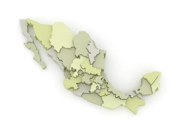 Mapa de México 3D